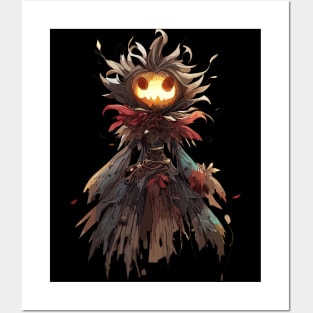 Spooky Scarecrow Posters and Art